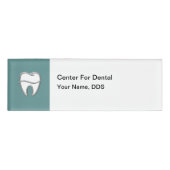 Zahnarztmitarbeiter Moderne Namensschilder Namenschild (Vorderseite)