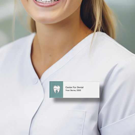 Zahnarztmitarbeiter Moderne Namensschilder Namenschild
