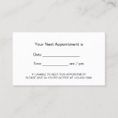 ZahnarztModern Tooth LogoZahnpflege Termin (Rückseite)