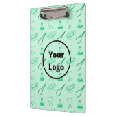 Zahnarztmuster Klemmbrett (Links)