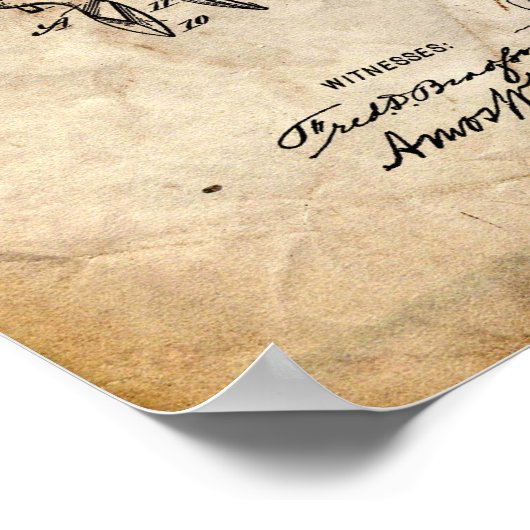 Zahnarztpatent Poster (Ecke)