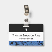 Zahnarztpersonal Pro Damaskus Ausweis (Rückseite mit Clip)