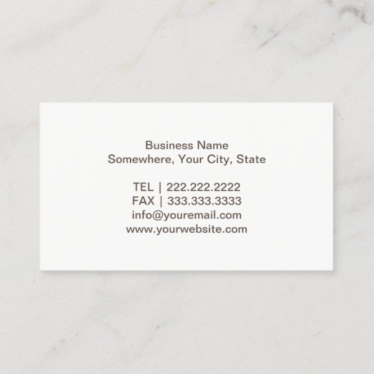 Zahnarztpflege Luxus gequilt Beruflich Visitenkarte (Rückseite)