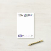 Zahnarztposten - Hinweis Post-it Klebezettel (Auf Schreibtisch)