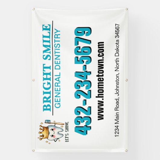 Zahnarztpraxis Banner (Vertikal)