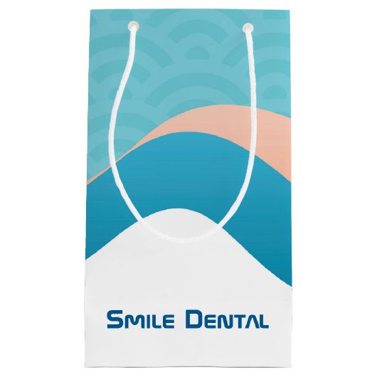 Zahnarztpraxis Patienten Geschenktasche Kleine Geschenktüte (Vorderseite)