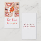 Zahnarztpraxis Privatklinik Medizin Visitenkarte (Vorne/Hinten)