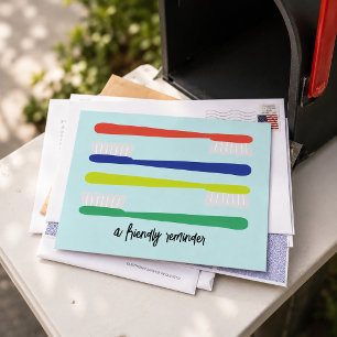 Zahnarztpraxis Termin Erinnerung Postkarte