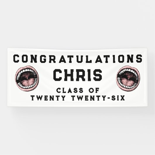 Zahnarztschullehrer-Abschluss Banner (Horizontal)