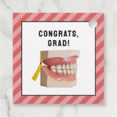 Zahnarztschullehrer-Abschluss Geschenkanhänger (Rückseite)