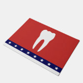 Zahnarztstern Fußmatte (Schrägansicht)