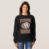 Zahnarztstudie an Zahnärzten Sweatshirt (Vorne ganz)