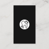 Zahnarztstuhl Visitenkarte (Rückseite)