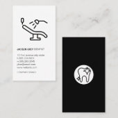 Zahnarztstuhl Visitenkarte (Vorne/Hinten)