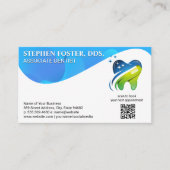 Zahnarztsymbol | QR Code Business Card Visitenkarte (Vorderseite)