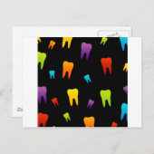 Zahnarzttapete Postkarte (Vorne/Hinten)