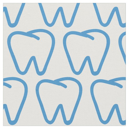 Zahnarzttester Orthodontist Pattern Stoff (Nahaufnahme)