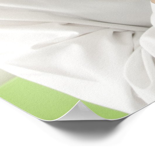 Zahnarztuntersucherin Poster (Ecke)