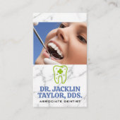 Zahnarztuntersuchung | Logo "Toffice Aid" Visitenkarte (Vorderseite)