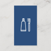 Zahnarztvorsitzender | Logo "Toffice Aid" Visitenkarte (Rückseite)