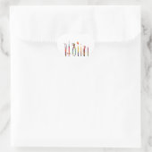 Zahnarztwerkzeuge Herz-Aufkleber (Tasche)