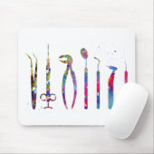 Zahnarztwerkzeuge Mousepad (Mit Mouse)