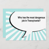 Zahnarztwitz Einladung (Vorne/Hinten)