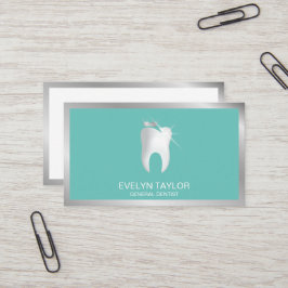 Zahnarztzahn Zahnklinik Whitening Smile Crown Visitenkarte