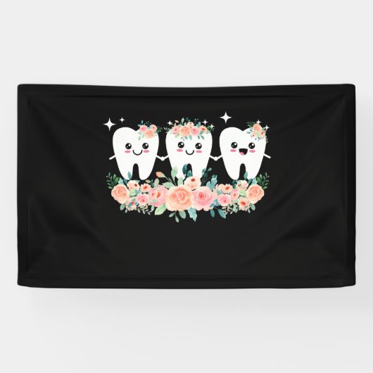 Zahnarztzahnarzt für Mundhygiene Banner (Horizontal)