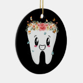 Zahnarztzahnarzt für Mundhygiene Keramik Ornament (Rechts)