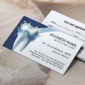 Zahnarztzahnarzt und Wasserschiff-Zahnarztarzt Terminkarte