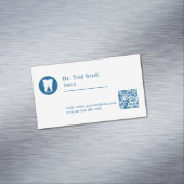 Zahnarztzahnärzte Magnetische Visitenkarte (Beispiel)