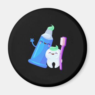 Zahnarztzahnärztin für Niedliche Zähne Magnet