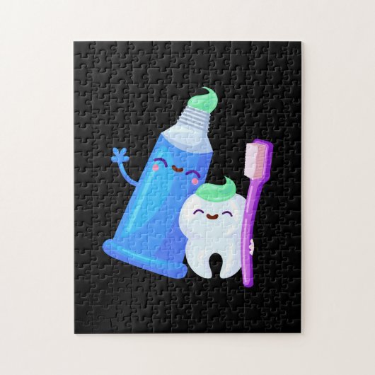 Zahnarztzahnärztin für Niedliche Zähne Puzzle (Vertikal)