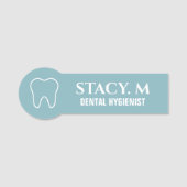 Zahnarztzahnärztin Namensschild (Vorderseite)