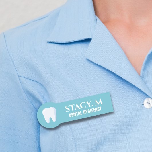 Zahnarztzahnärztin Namensschild