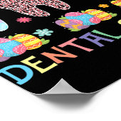 Zahnarztzahnärztin Zahnarztzahnärztin Niedliche Zä Poster (Ecke)