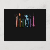 Zahnarztzahnarztzahnarzt - Zähne - Geschenk des Ar Postkarte (Vorderseite)