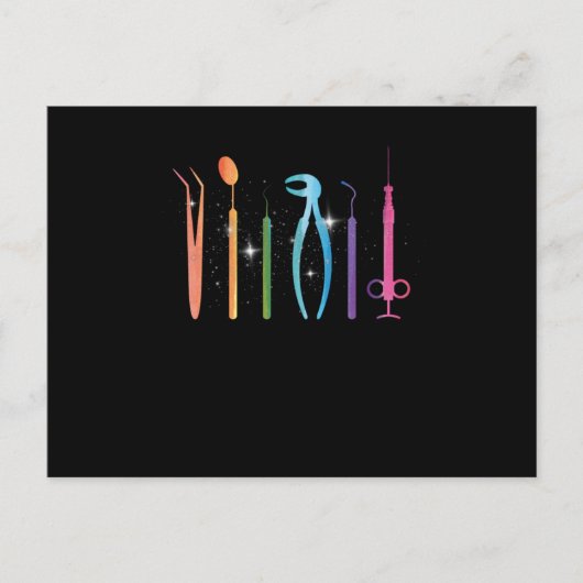 Zahnarztzahnarztzahnarzt - Zähne - Geschenk des Ar Postkarte (Vorderseite)