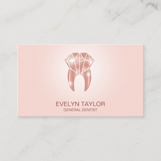 Zahnarztzähne Zahnheilmittel Lächeln Visitenkarte (Vorderseite)