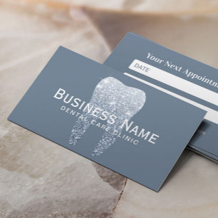 Zahnarztzahnklinik Dusty Blue Zahnarztklinik Terminkarte