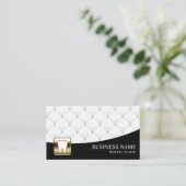 Zahnarztzeichen-Logo Zahnarztpflege Moderne gequil Visitenkarte (Stehend Vorderseite)