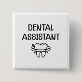 Zahnassistent Button (Vorderseite)