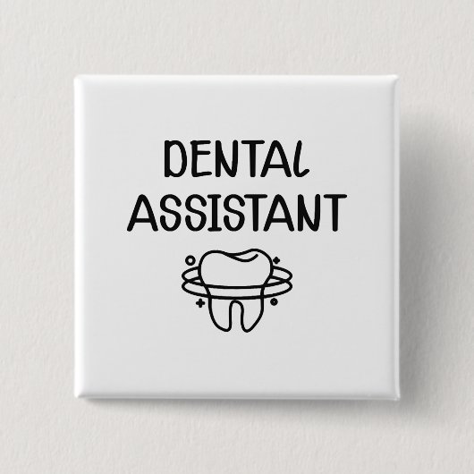 Zahnassistent Button (Vorderseite)