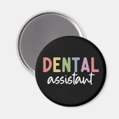 Zahnassistent | Geschenke für Assistenzzahnärzte Magnet (Vorderseite/Rückseite)