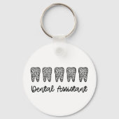 Zahnassistent | Geschenke für Assistenzzahnärzte Schlüsselanhänger (Vorderseite)