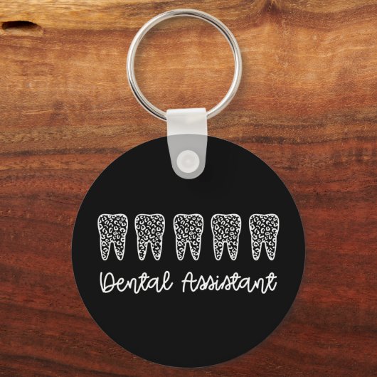 Zahnassistent | Geschenke für Assistenzzahnärzte Schlüsselanhänger (Vorderseite)