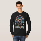 Zahnassistent Groovy Retro Vintag Rainbow Niedlich T-Shirt (Vorne ganz)