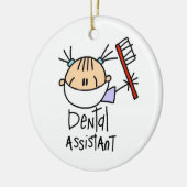 Zahnassistent Keramik Ornament (Links)