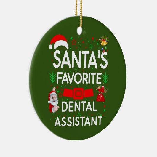 Zahnassistent Keramik Ornament (Rechts)